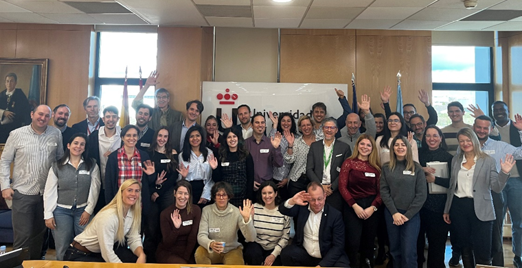 La reunión de lanzamiento del proyecto tuvo lugar en Móstoles, en la Universidad Rey Juan Carlos los días 21 y 22 de enero.